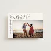 "contemporary photo" - Wedding Invitations in Cloud by Erin Deegan - Front