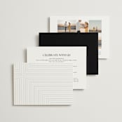 "contemporary photo" - Wedding Invitations in Cloud by Erin Deegan - Back of Card Options