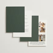 "Flip" - Wedding Invitations in Forest by Kelly Schmidt - Back of Card Options