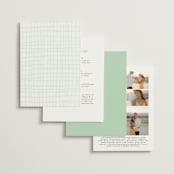 "Wildflower Garden" - Wedding Invitations in Lace by Hannah Williams - Back of Card Options