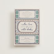 "Vase" - Wedding Invitations in Neptune by Kelly Watkins - Front