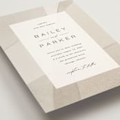 "Gossamer" - Wedding Invitations in Sandstone by Kate Ahn - Detail
