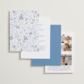 "Meander" - Wedding Invitations in Lilac by Angela Marzuki - Back of Card Options