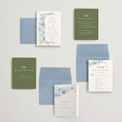 "Meander" - Wedding Invitations in Lilac by Angela Marzuki - Invitation Suite