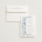 "Meander" - Wedding Invitations in Lilac by Angela Marzuki - Invitation with Envelope