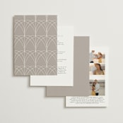 "Sacrament" - Wedding Invitations in Cloud by Heather Cairl - Back of Card Options