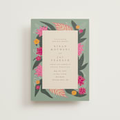 "Phool Bahar" - Wedding Invitations in Patta by Creo Study - Front