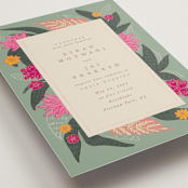 "Phool Bahar" - Wedding Invitations in Patta by Creo Study - Detail