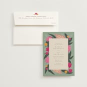 "Phool Bahar" - Wedding Invitations in Patta by Creo Study - Invitation with Envelope