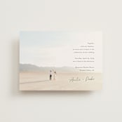 "Handwritten" - Wedding Invitations in Obsidian by Jennifer Postorino - Front