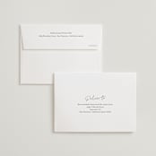 "Handwritten" - Wedding Invitations in Obsidian by Jennifer Postorino - FREE Recipient Addressing