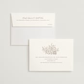 "Lace Trim" - Wedding Invitations in Cream by Kristen Smith - FREE Recipient Addressing