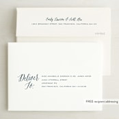 "Mountain Retreat" - Wedding Invitations in Evening Sky by Design Lotus - FREE Recipient Addressing