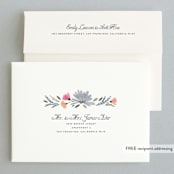 "Romantic Watercolor Flora" - Wedding Invitations in Dhalia by Petra Kern - FREE Recipient Addressing