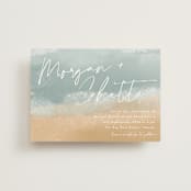 "Seaside" - Wedding Invitations in Seaglass by Rebecca Durflinger - Front