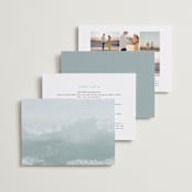 "Seaside" - Wedding Invitations in Seaglass by Rebecca Durflinger - Back of Card Options