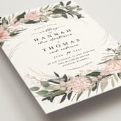 "Ivory Ring" - Wedding Invitations in Blush by Susan Moyal - Detail
