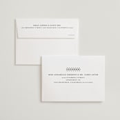 "Sophistotype" - Wedding Invitations in Sea Salt by Snow and Ivy - FREE Recipient Addressing