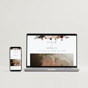 "Boho Chic" - Wedding Invitations in Moonstone by Cass Loh - FREE Wedding Website