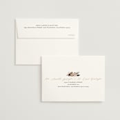 "Boho Chic" - Wedding Invitations in Moonstone by Cass Loh - FREE Recipient Addressing