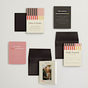"Quilted Grid" - Wedding Invitations in Petal by Morgan Kendall - Invitation Suite