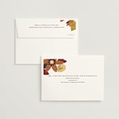 "Nouveau Love" - Wedding Invitations in Umber by Morgan Ramberg - FREE Recipient Addressing