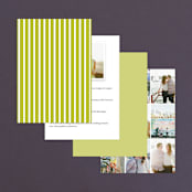"float + celebrate" - Wedding Invitations in Celery by Float Paperie - Back of Card Options