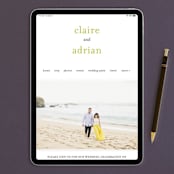 "float + celebrate" - Wedding Invitations in Celery by Float Paperie - FREE Wedding Website