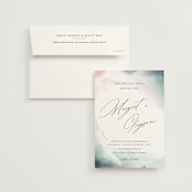 "One Path" - Wedding Invitations in Beach by Pixel and Hank - Invitation with Envelope