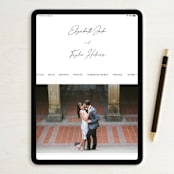 "Desire" - Wedding Invitations in Cotton by Jennifer Postorino - FREE Wedding Website