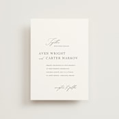 "Storybook" - Wedding Invitations in Ink by Jennifer Postorino - Front