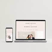 "Everlasting" - Wedding Invitations in Latte by Jennifer Postorino - FREE Wedding Website