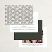 "Slated Forever" - Wedding Invitations in Chalkboard by GeekInk Design - Back of Card Options