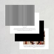 "Classic" - Wedding Invitations in Tuxedo by Lauren Chism - Back of Card Options