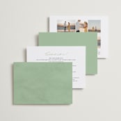 "East Bay street" - Wedding Invitations in Lily by Jennifer Wick - Back of Card Options