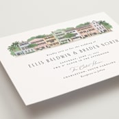 "East Bay street" - Wedding Invitations in Lily by Jennifer Wick - Detail