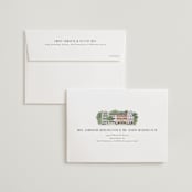 "East Bay street" - Wedding Invitations in Lily by Jennifer Wick - FREE Recipient Addressing