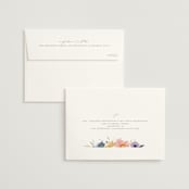 "Cheerful Bouquet" - Wedding Invitations in Chardonnay by Lori Wemple - FREE Recipient Addressing