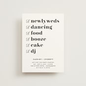 "Key Ingredients" - Wedding Invitations in Cotton by Christie Garcia - Front