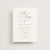 "scamorza" - Wedding Invitations in Pearl by chocomocacino - Front