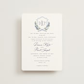 "Lavender" - Wedding Invitations in Tuscany by Claudia Orengo - Front