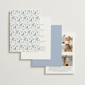 "Lavender" - Wedding Invitations in Tuscany by Claudia Orengo - Back of Card Options