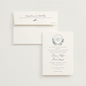 "Lavender" - Wedding Invitations in Tuscany by Claudia Orengo - Invitation with Envelope