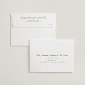 "Enchanted" - Wedding Invitations in Garden by Alston Foster - FREE Recipient Addressing