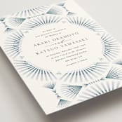 "AKARI" - Wedding Invitations in Wave by Melanie Kosuge - Detail