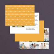 "The Happy Couple" - Wedding Invitations in Tangerine by R studio - Back of Card Options
