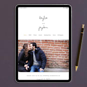 "The Happy Couple" - Wedding Invitations in Tangerine by R studio - FREE Wedding Website