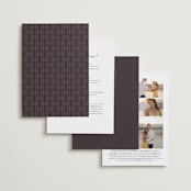 "Bohemian Pampas" - Wedding Invitations in Sand by Kaydi Bishop - Back of Card Options