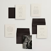 "Happily Ever After" - Wedding Invitations in Buff by Sara Hicks Malone - Invitation Suite