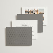 "The Ultimate After Party" - Wedding Invitations in Fog by Becky Nimoy - Back of Card Options
